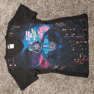 Star Wars Darth Vader Scrubs Top Women's Size XS